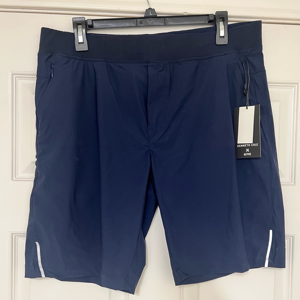 NWT: Kenneth Cole Navy Blue active shorts